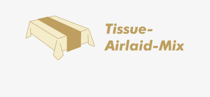 Tekači iz tissue-airlaid-mix materiala