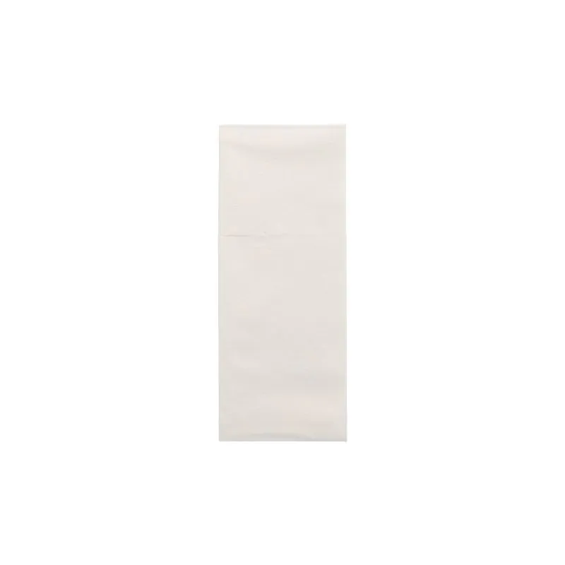 Airlaid Bestecktaschen, 48 x 40 cm, 1/8-Falz, weiß - Bild 3