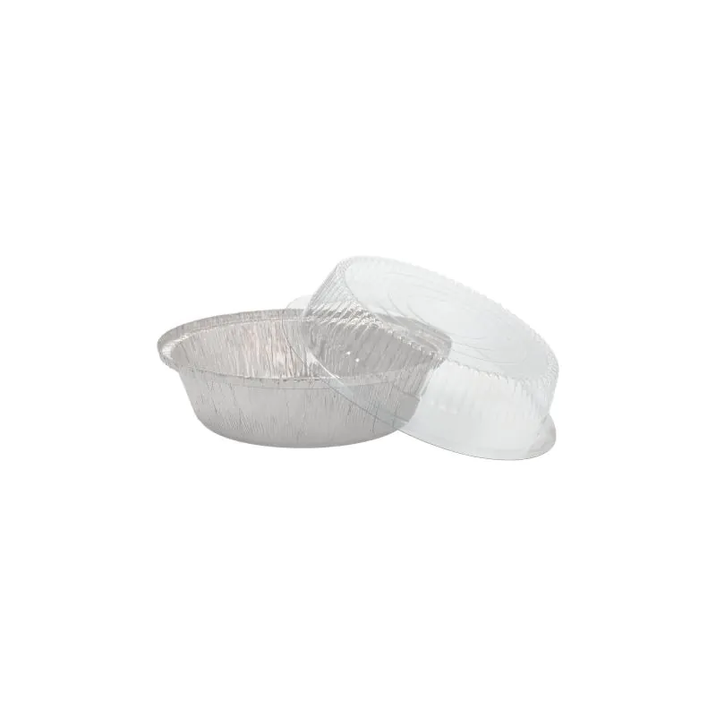 Aluschalen + Dom-Deckel rund 770 ml Ø 18,2 cm · 8 cm - Bild 1 Aluschalen + Dom-Deckel rund 770 ml Ø 18,2 cm · 8 cm - Bild 1
