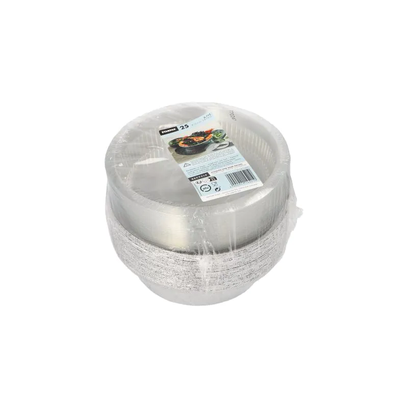 Aluschalen + Dom-Deckel rund 770 ml Ø 18,2 cm · 8 cm - Bild 2