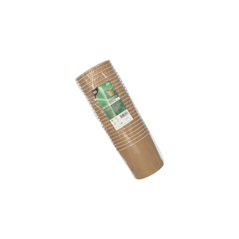 Bio-Suppenbecher To Go, Pappe "pure" rund 760 ml braun - Bild 2