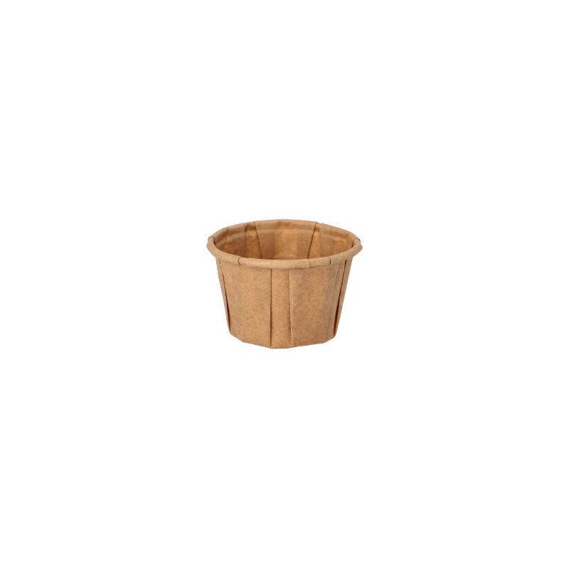 Dressingbecher aus Papier "pure" 25 ml Ø 4,4 cm · 2,8 cm braun - Bild 1 Dressingbecher aus Papier "pure" 25 ml Ø 4,4 cm · 2,8 cm braun - Bild 1