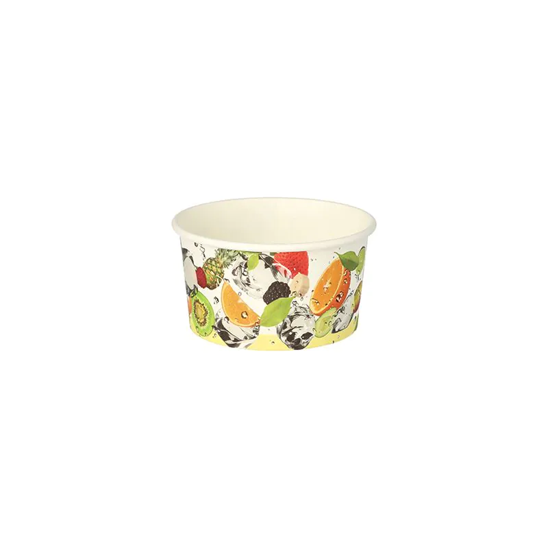 Eisbecher, Pappe, 250 ml, rund Ø 9,5 cm, 6 cm, "Früchte"
- Bild 1 Eisbecher, Pappe, 250 ml, rund Ø 9,5 cm, 6 cm, "Früchte"
- Bild 1