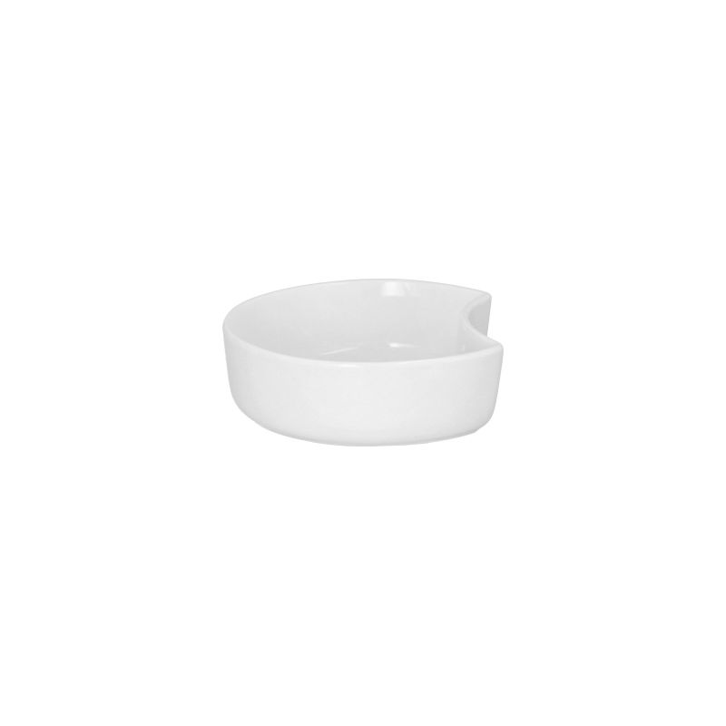 Fingerfood-Schale aus Porzellan, Halbmond, 200 ml Ø 12 cm · 3,5 cm weiss "Ano" - Bild 1 Fingerfood-Schale aus Porzellan, Halbmond, 200 ml Ø 12 cm · 3,5 cm weiss "Ano" - Bild 1