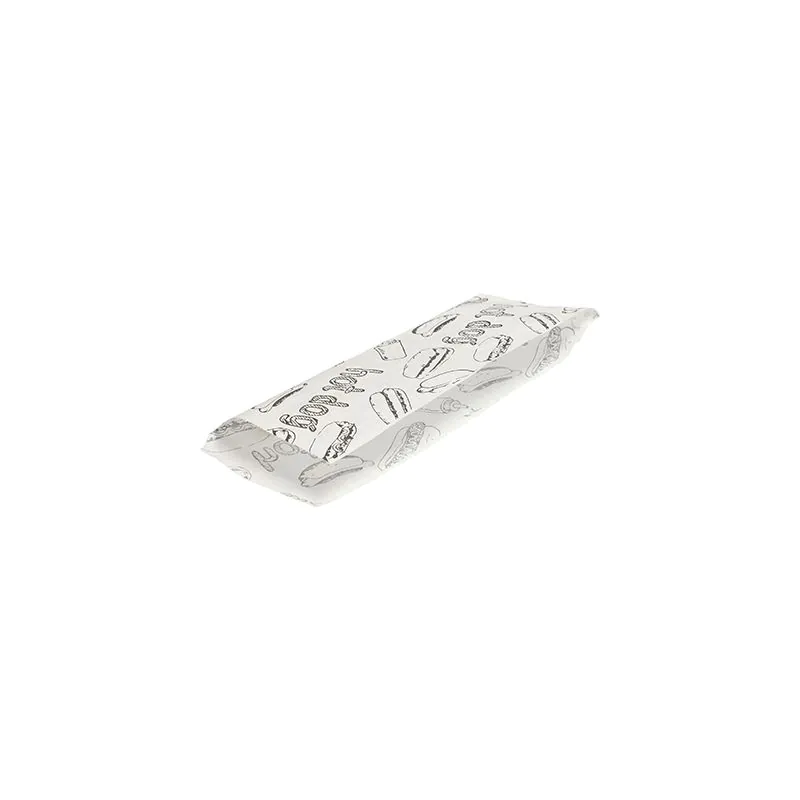 Hot Dog-Tüten 21 x 8,5 cm weiss - Bild 2