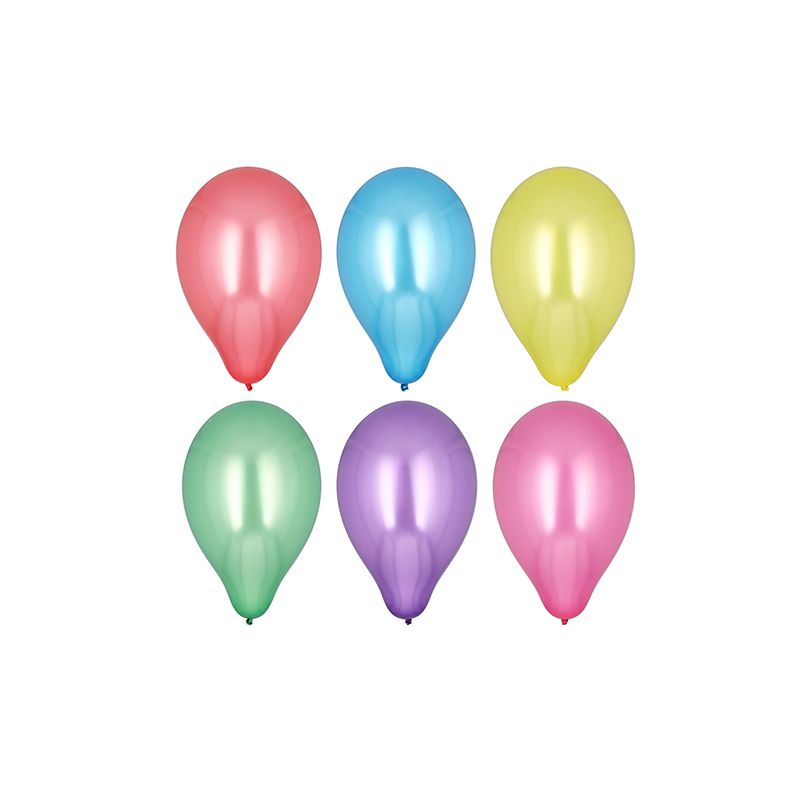 Luftballons Ø 25 cm farbig sortiert "Metallic" - Bild 1 Luftballons Ø 25 cm farbig sortiert "Metallic" - Bild 1
