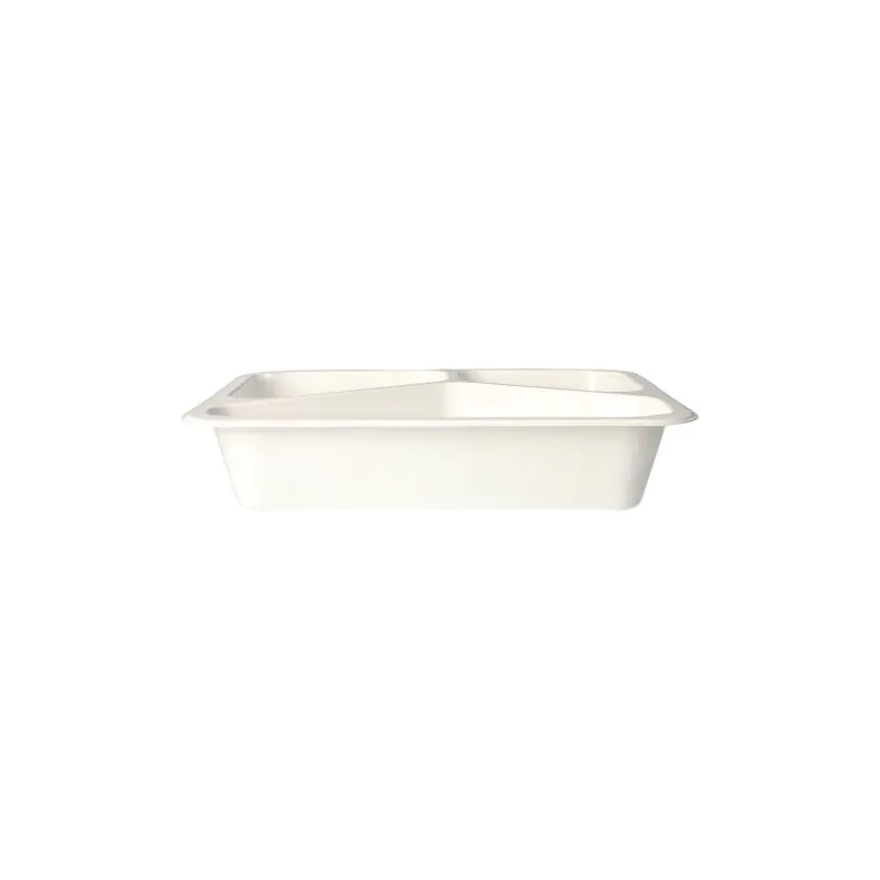 Mikrowellenschalen, PP 3-geteilt 1095 ml weiss - Bild 3