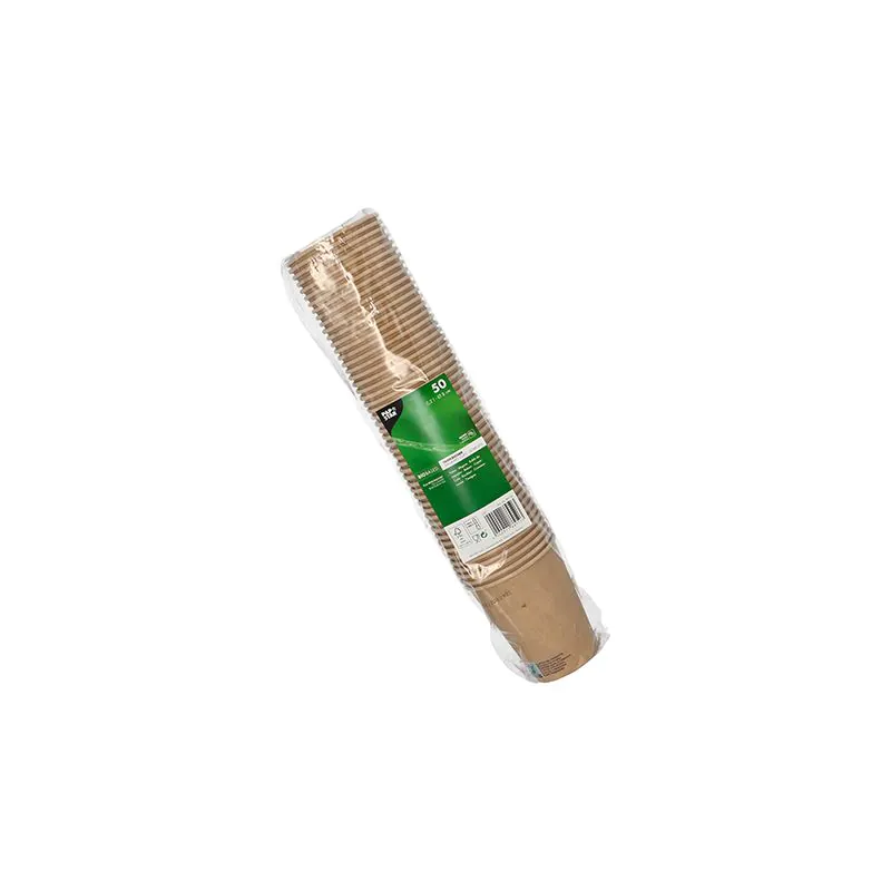 Pappbecher 0,2 l Ø 8 cm · 9,2 cm braun - Bild 2