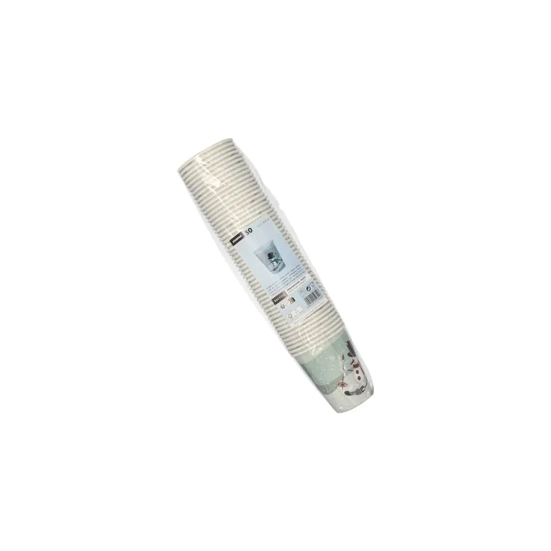 Pappbecher "To Go", 0,2 l Ø 8 cm · 9,2 cm "Snowman" - Bild 2