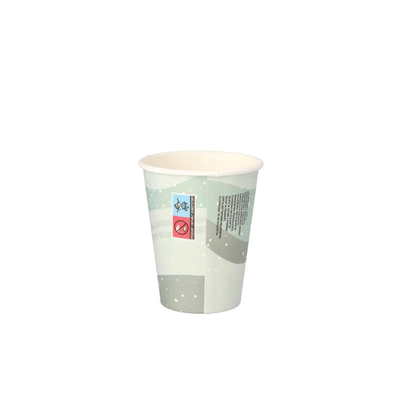 Pappbecher "To Go", 0,2 l Ø 8 cm · 9,2 cm "Snowman" - Bild 3