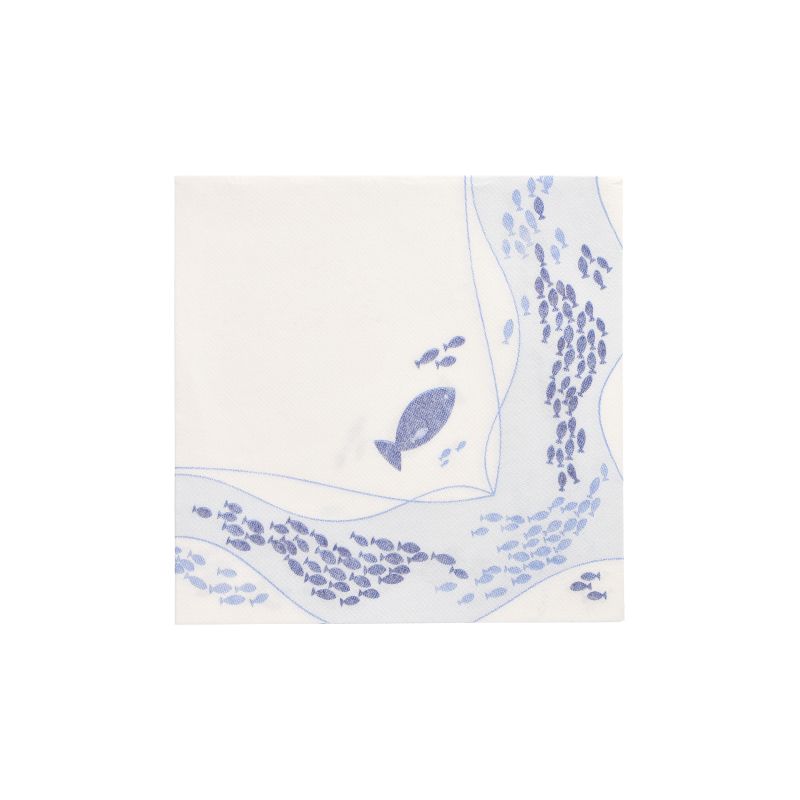 Servietten, "ROYAL Collection" 1/4-Falz 40 x 40 cm "Fish" - Bild 1 Servietten, "ROYAL Collection" 1/4-Falz 40 x 40 cm "Fish" - Bild 1