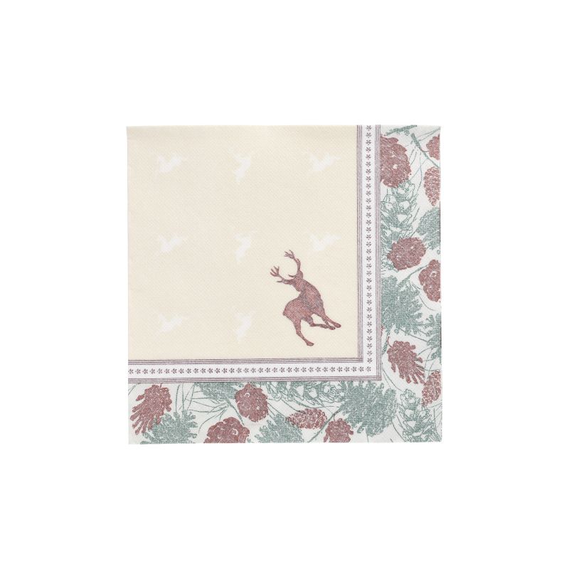 Servietten, "ROYAL Collection" 1/4-Falz 40 x 40 cm "Majestic Deer" - Bild 1 Servietten, "ROYAL Collection" 1/4-Falz 40 x 40 cm "Majestic Deer" - Bild 1