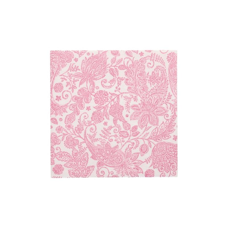 Servietten "ROYAL Collection" 1/4-Falz 40 x 40 cm fuchsia "Paisley" - Bild 1 Servietten "ROYAL Collection" 1/4-Falz 40 x 40 cm fuchsia "Paisley" - Bild 1