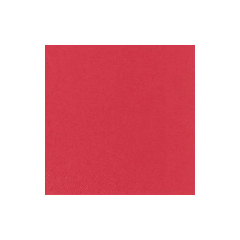 Servietten, rot 3-lagig 1/4-Falz 33 x 33 cm - Bild 2