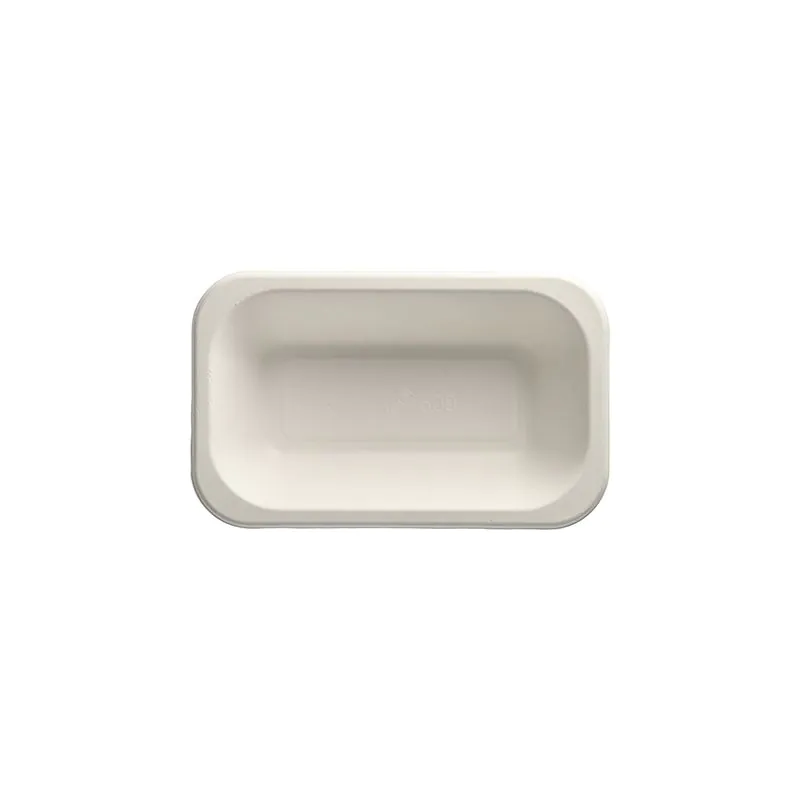 Siegelschalen aus Zuckerrohr, ungeteilt, 950 ml, 15 x 24 cm, weiss - Bild 1 Siegelschalen aus Zuckerrohr, ungeteilt, 950 ml, 15 x 24 cm, weiss - Bild 1