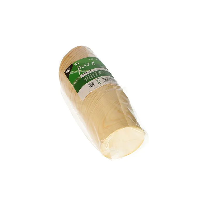 Snackbecher aus Holz "pure" Ø 8,2 cm · 8,5 cm - Bild 2