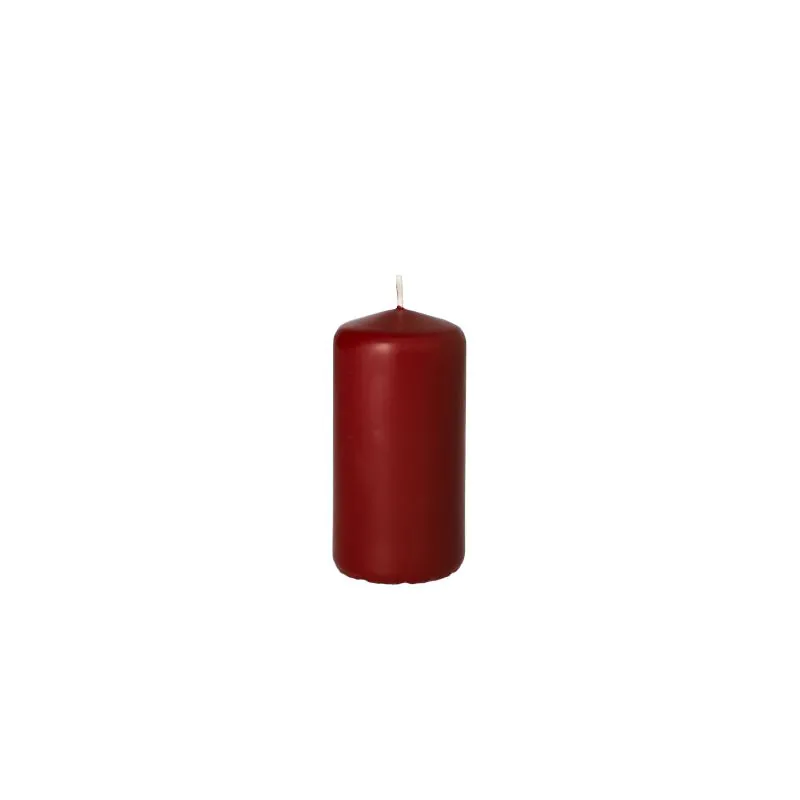 Stumpenkerzen bordeaux Ø 50 mm · 100 mm - Bild 1 Stumpenkerzen bordeaux Ø 50 mm · 100 mm - Bild 1