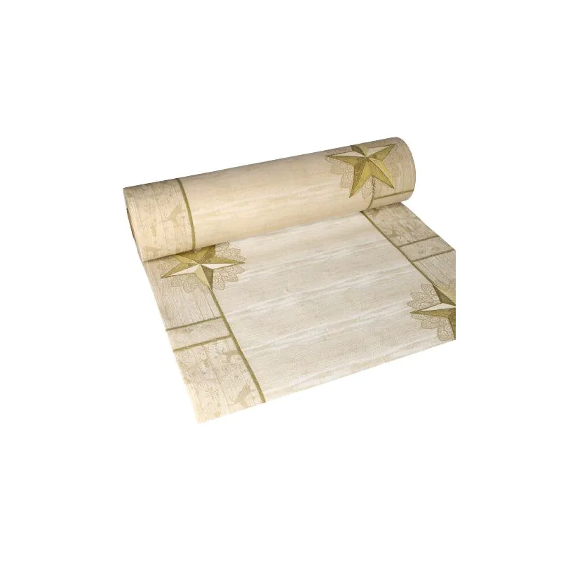 Tischläufer, Tissue "ROYAL Collection" 24 m x 40 cm champagner "Rising Star" - Bild 2
