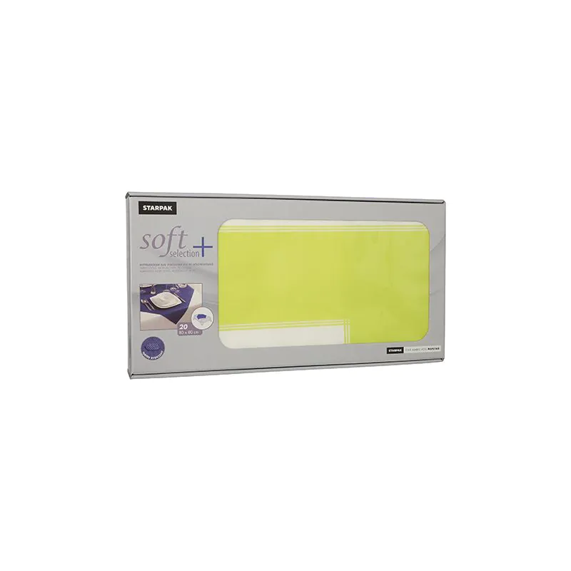Vlies Mitteldecken, limonengrün "soft selection plus" 80 x 80 cm - Bild 1 Vlies Mitteldecken, limonengrün "soft selection plus" 80 x 80 cm - Bild 1