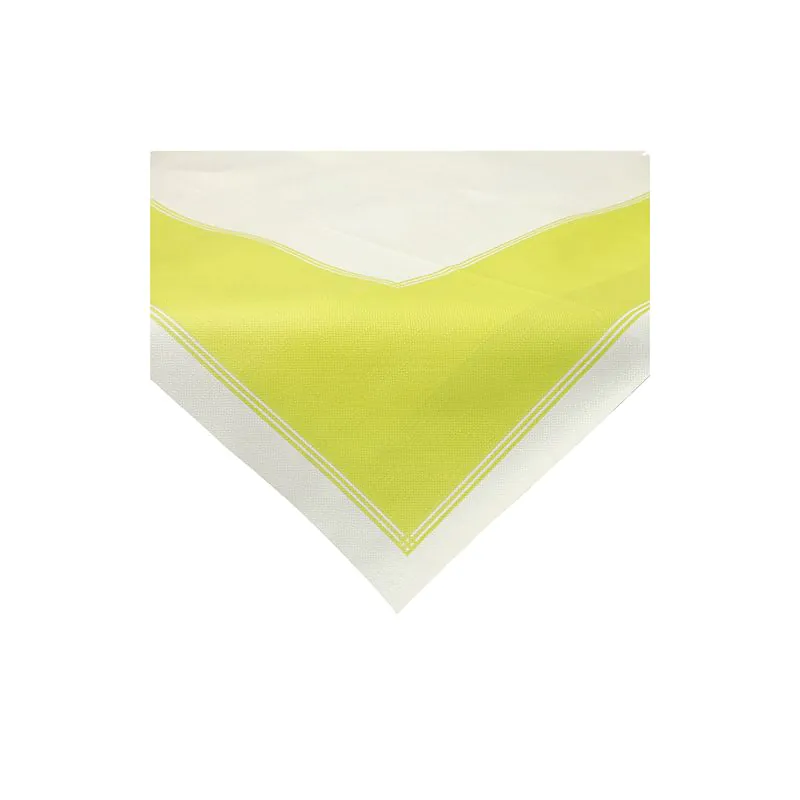 Vlies Mitteldecken, limonengrün "soft selection plus" 80 x 80 cm  - Bild 2