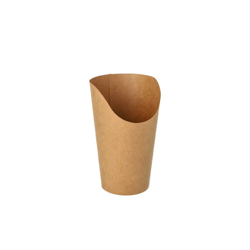 Wrap Cups, Pappe 470 ml 13,4 x 6 x 8 cm braun - Bild 1 Wrap Cups, Pappe 470 ml 13,4 x 6 x 8 cm braun - Bild 1
