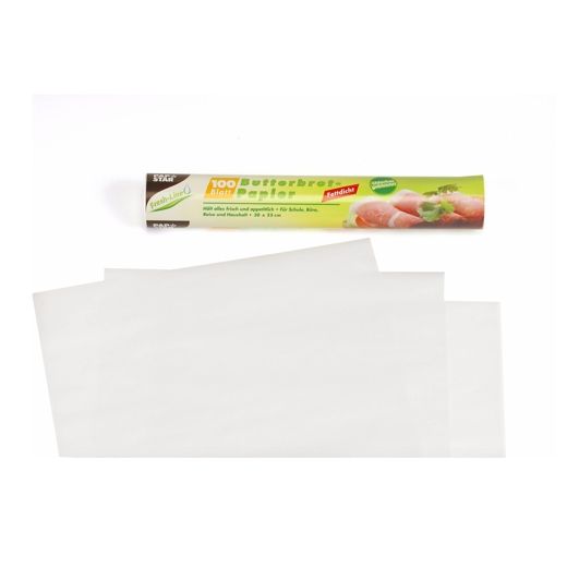 Papir za sendviče 25 cm x 30 cm bela 1
