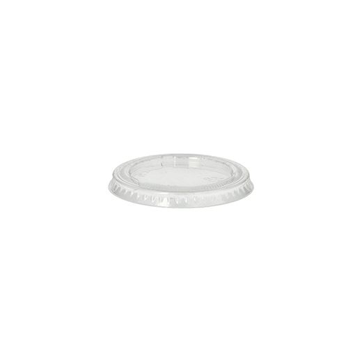 Pokrovčki za servirne posodice, PLA "pure" okroglo Ø 6 cm prozorna 1