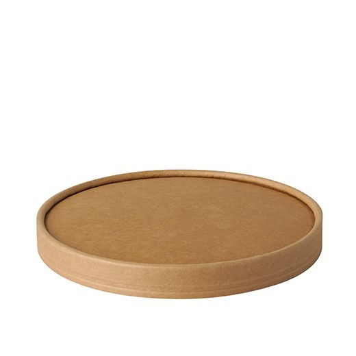 Pokrovi za sklede za solato, karton "pure" okroglo Ø 15 cm rjava 1