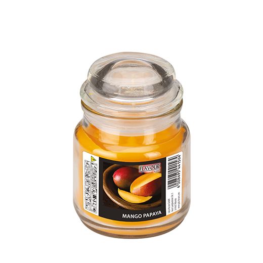 "Flavour by GALA" Dišeča sveča v kozarcu Ø 63 mm · 85 mm pfirsich - Mango-Papaya 1