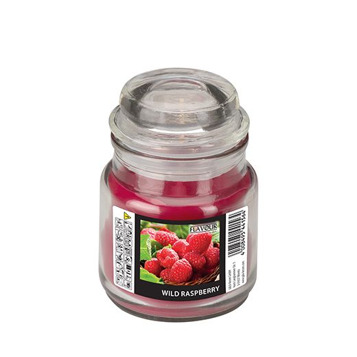 "Flavour by GALA" Dišeča sveča v kozarcu Ø 63 mm · 85 mm weinrot - Wild Raspberry 1
