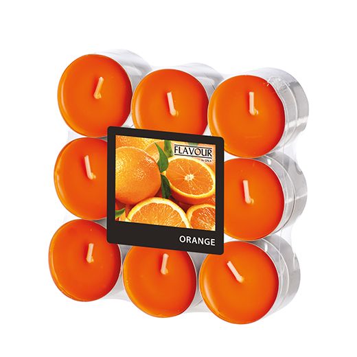 "Flavour by GALA" Dišeče lučke Ø 37,5 mm · 16,6 mm oranžna - pomaranča 1