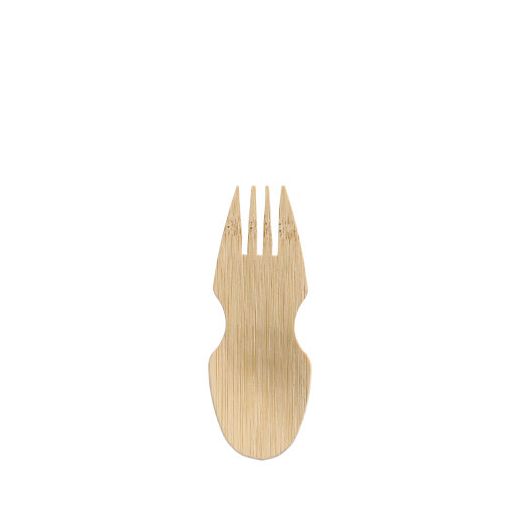 Fingerfood - žlica/vilica, bambus "pure" 8,5 cm 1