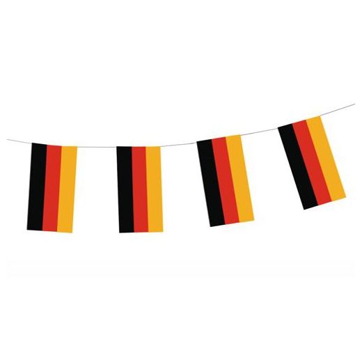 Veriga iz zastavic, papir 4 m "Nemčija" negorljivo 1