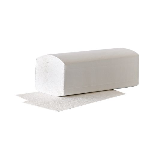 Papirnate brisače V-Falz 23 cm x 25 cm bela "Eco" 2-slojne (20x160) 1