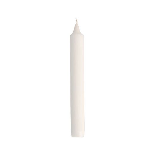 Gospodinjske sveče Ø 2,45 cm · 20 cm bela 1