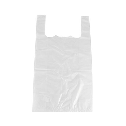 Nosilne vrečke, HDPE 48 cm x 27 cm x 12 cm bela 1