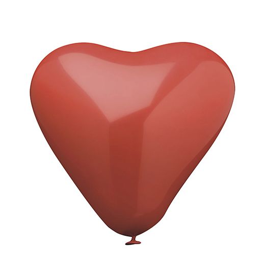 Baloni Ø 30 cm rdeča "Heart" velik 1