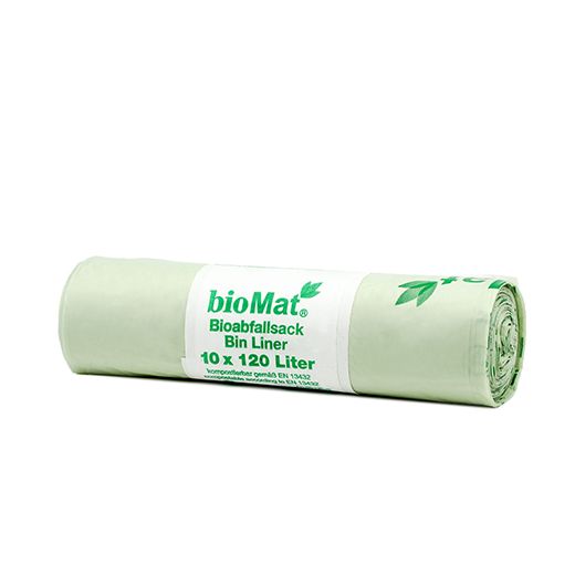 "bioMat" Vreča za kompost na osnovi škroba 120 l 130 cm x 88 cm ohne Tragegriff 1