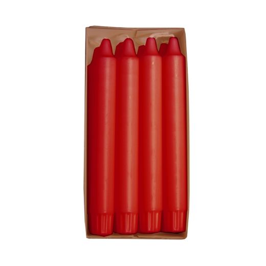 Sveče za lestenec Ø 2,4 cm · 20 cm rdeča iz 100 % Stearina 1