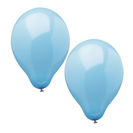 Baloni Ø 25 cm svetlo modra 1