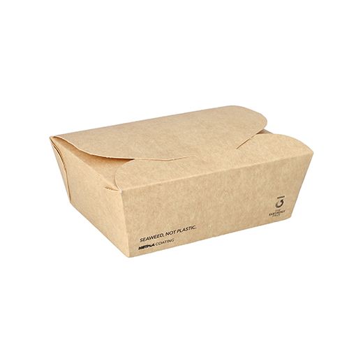 Lunch box, papir "NOTPLA" 6,2 cm x 11,5 cm x 15 cm rjava 1