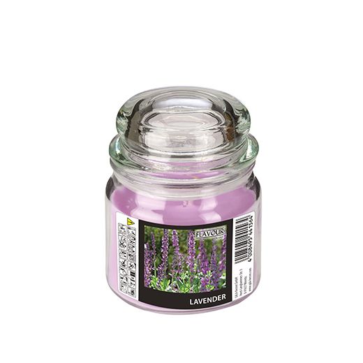 "Flavour by GALA" Dišeča sveča v kozarcu, MAXI Ø 90 mm · 120 mm violett - Lavender 1