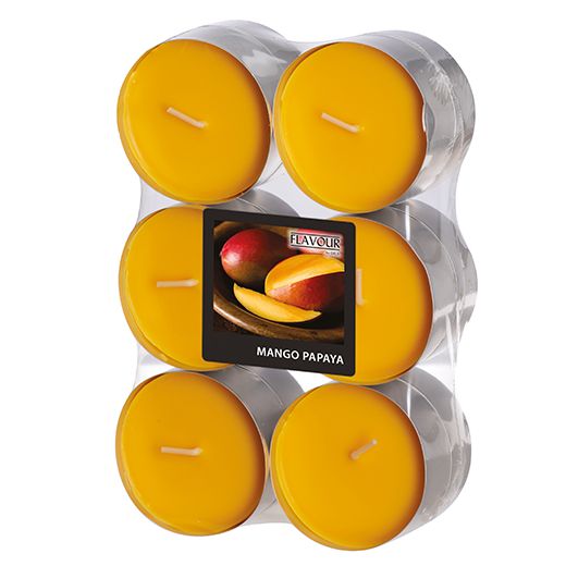 "Flavour by GALA" Dišeče lučke maxi Ø 58 mm · 24 mm pfirsich - Mango-Papaya 1