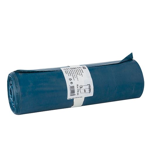 Vreče za smeti, LDPE 120 l 110 cm x 70 cm modra 1