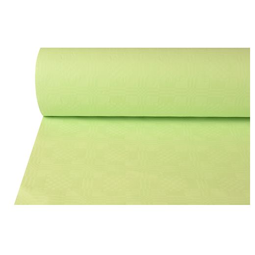 Namizni prt, papir, damast izgled 50 m x 1 m pastellgrün 1