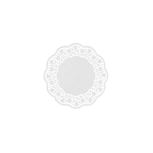 Podstavki za krožnike in skodelice okroglo Ø 12 cm bela 1