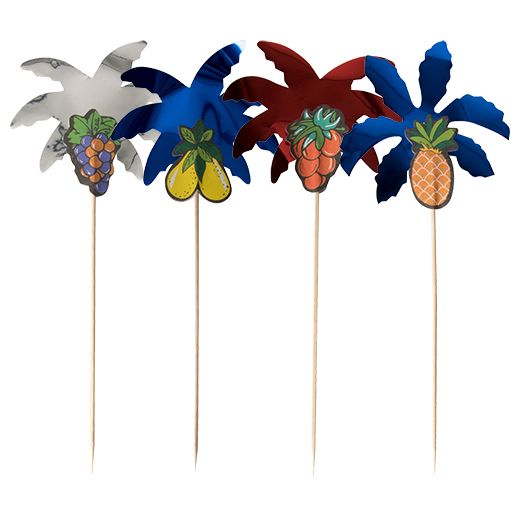 Party pikači 19,5 cm sortirane barve "Palm Leaf" 1