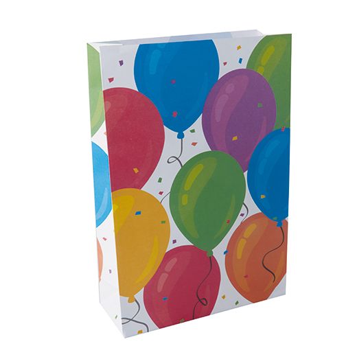 Party vrečke, papir 28 cm x 19 cm x 7 cm "Balon" 1