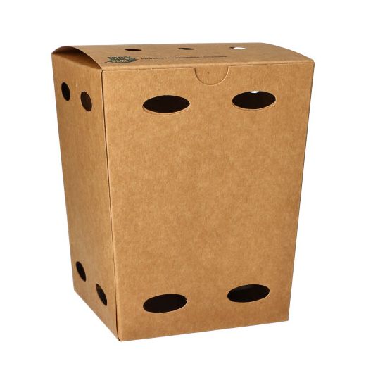Škatle za pomfrit, karton "pure" 15 cm x 10,5 cm x 10,5 cm rjava "100% Fair" male 1