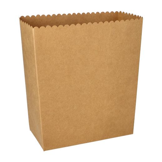 Škatle za pokovko Pappe "pure" kvadratna 2400 ml 19,2 cm x 15,8 cm x 8 cm rjava velik 1